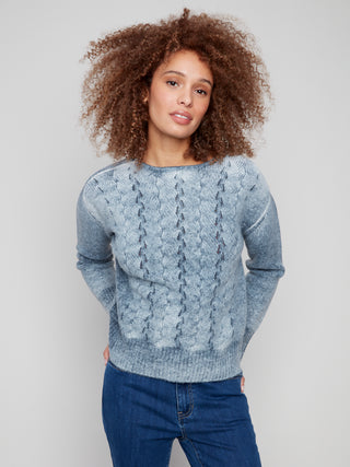 Fancy Stitch Crew Sweater
