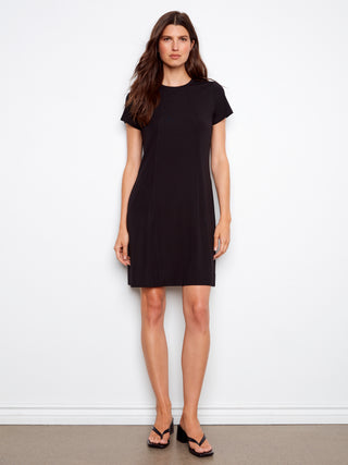 Fit & Flare Jersey Knee Length Dress