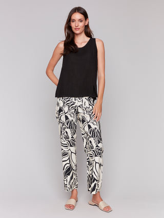 Linen Tank Side Slit