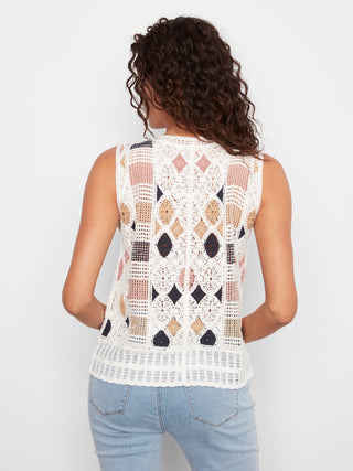 Crochet Flower Tank/Vest