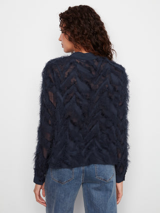 Lillian Fringe Chiffon Blouse