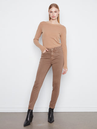 Annie Twill Slim Leg Pant