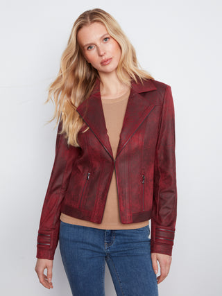 Ida Vintage Faux Leather Jacket