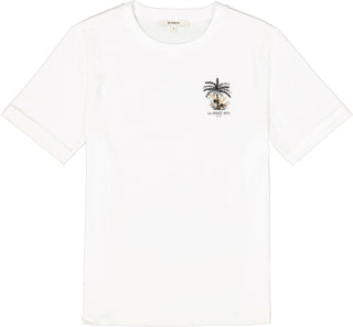 Caro Bead Palm Tree Detail Tee
