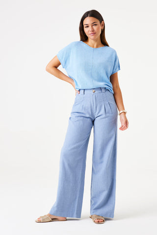 Cora Short Sleeve Knit Top