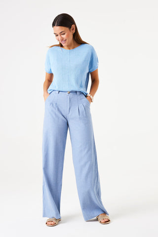 Cora Short Sleeve Knit Top