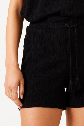 Idalia Crepe Texture Shorts