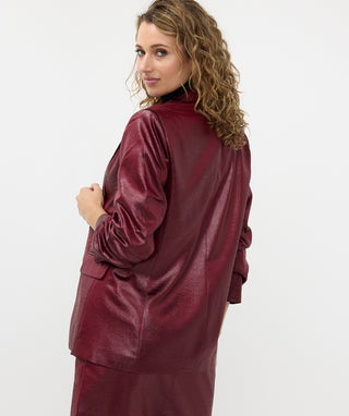 Blazer Metallic Crinkle
