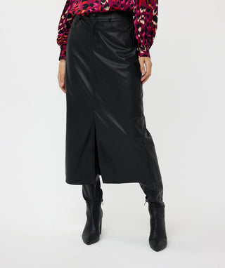 Long Skirt Vegan Leather