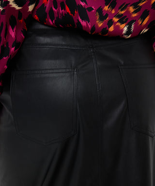 Long Skirt Vegan Leather