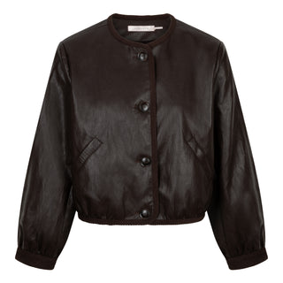 Yolanda PU Leather Jacket