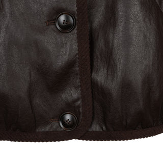 Yolanda PU Leather Jacket