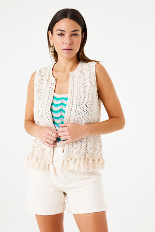 Bambi Fringe Vest