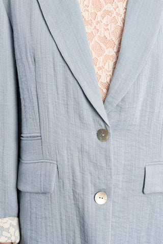 Tea Date Lace Trim Blazer