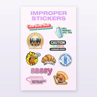 Improper Stickers