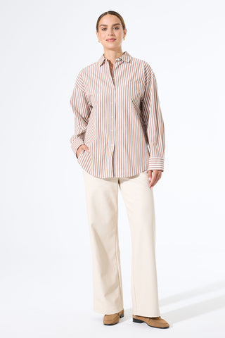 Ona Striped Cotton Shirt