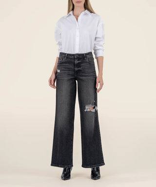 Jodi High Rise Wide Leg Regular Hem Jeans