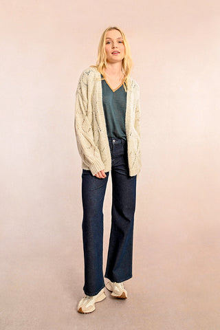 Hallie Heart Knit Cardigan