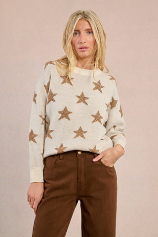Bronze Stars Sweater