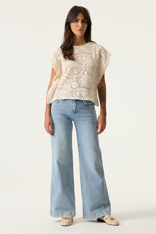 Benedita Crochet Top