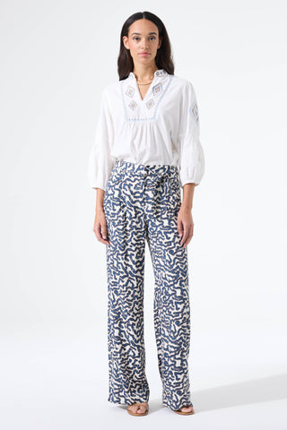 Thalia Belted Flow Pants