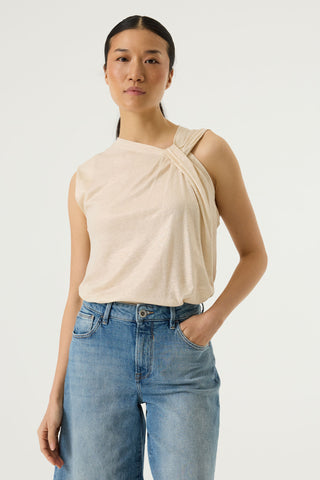 Edite Sleeveless Knot Top