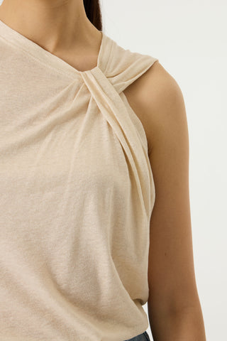 Edite Sleeveless Knot Top