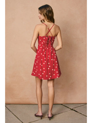 Show Out Cross Back Mini Dress