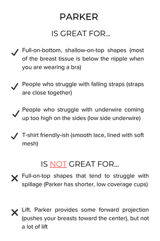 Parker Flexwire Unpadded Front Closure Bra