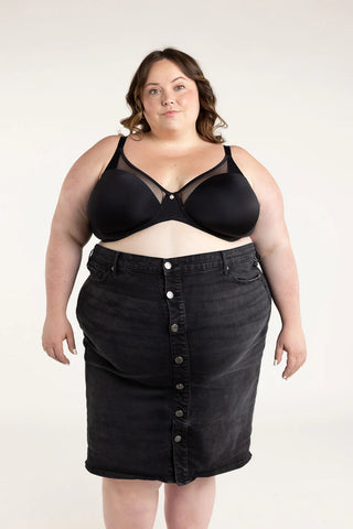 Mesh Contour Flexwire Plunge Bra