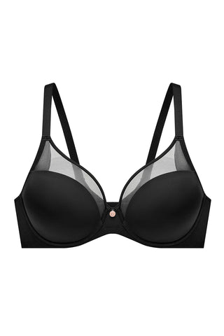 Mesh Contour Flexwire Plunge Bra