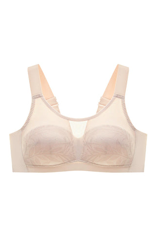 Ginger Wireless Smooth Lace Full Coverage Bra