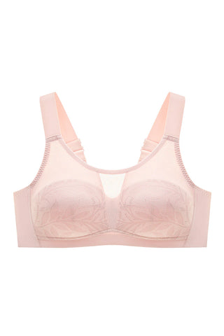 Ginger Wireless Smooth Lace Full Coverage Bra