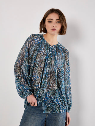 Chiffon Button-Up Top