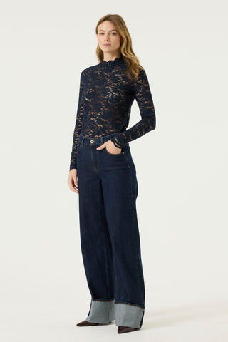 Saga Long Sleeve Lace Top