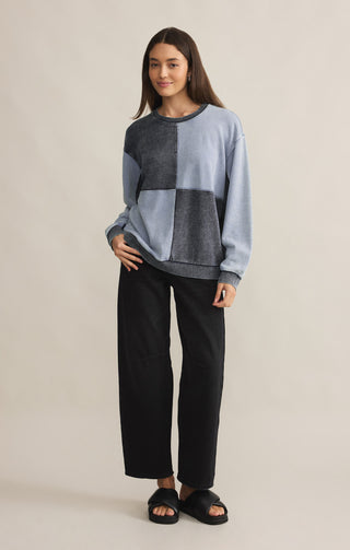 Fair & Square Denim Sweatshirt