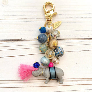 Hippo Bag Charm