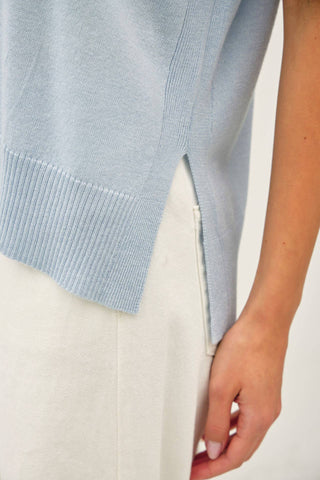 Wool Blend Soft Drop Shoulder Sweater