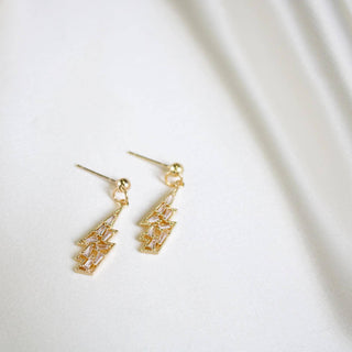 Zen // Lightning Bolt Earrings