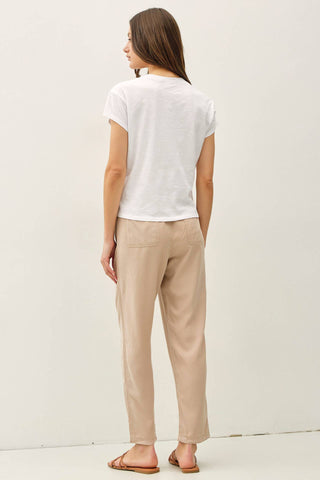 The Lara Tencel Ankle Crop Trouser