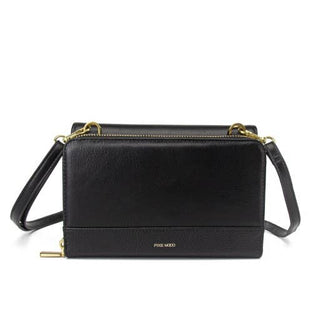 Jane 2-in-1 - Recycled Vegan Crossbody Bag - Black