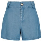 Lyocell Denim Shorts