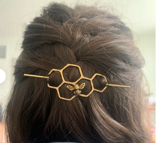 Honey Bee Hair Small Slide Pin