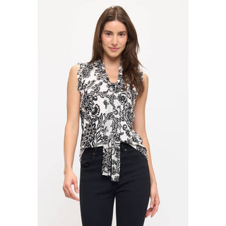 Cosette Sleeveless Tie Ruffle