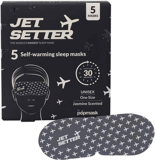 Jet Setter Jasmine Scented Self-warming Sleep Masks (5 Pack)