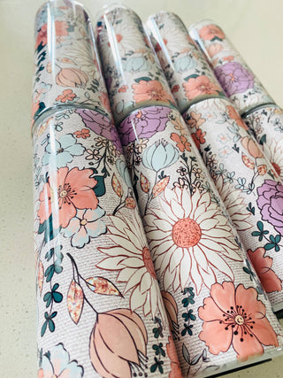 Floral Skinny Insulated Tumbler