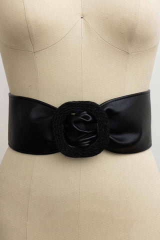 👗 Faux Leather Trackline Belt – Perfect Fit Every Time