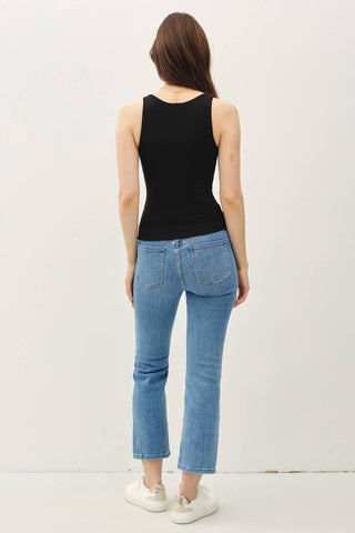 Basic Full Length V-Neck Tank