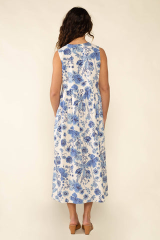 Sonoma Curvy Floral Tie Midi Dress