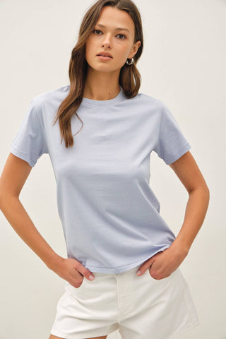 Cotton Jersey Crewneck T-Shirt
